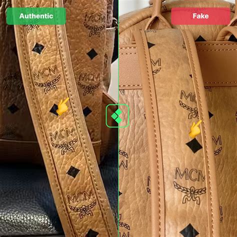 how to tell fake mcm bag|how to spot a real mcm bag.